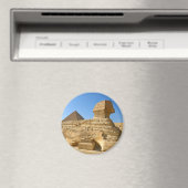 Aimant Grand Sphinx de Gizeh avec la pyramide de Khafre - (In Situ (Lave-vaisselle))