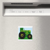 AIMANT GRAND TRACTEUR VERT (In Situ (Lave-vaisselle))