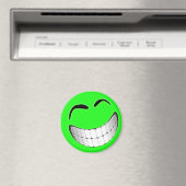 Aimant Grand visage vert (In Situ (Lave-vaisselle))