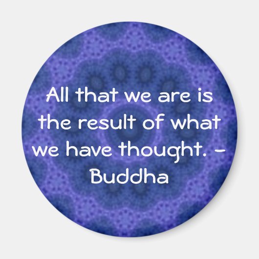 Aimant GRANDE CITATION du Bouddha (Devant)