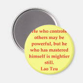 Aimant grande citation Lao Tzu (Recto/Verso)