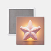 Aimant Grande étoile de mer rose (Recto/Verso)