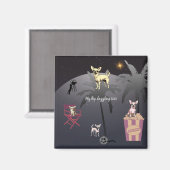 Aimant Grande étoile éblouissante (Recto/Verso)