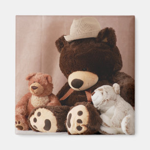 Aimant Grande famille Foto 3 d'ours de nounours