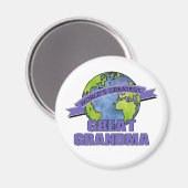 Aimant Grande grand-mère du monde (Recto/Verso)