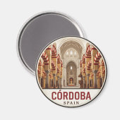 Aimant Grande Mosquée de Cordoue Espagne (Recto/Verso)