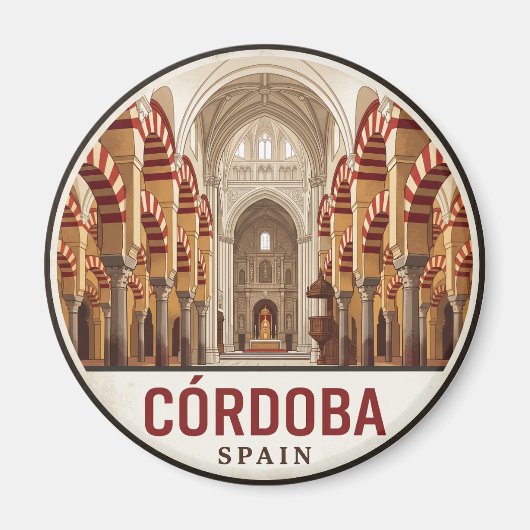 Aimant Grande Mosquée de Cordoue Espagne (Devant)