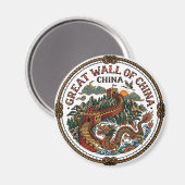 Aimant Grande Muraille de Chine (Recto/Verso)