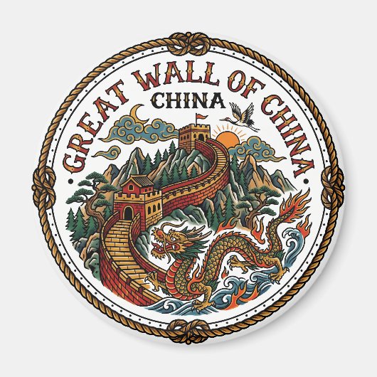 Aimant Grande Muraille de Chine (Devant)