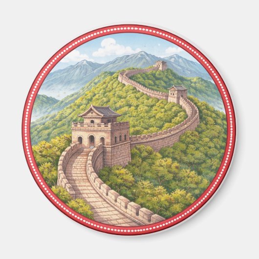 Aimant Grande Muraille de Chine (Devant)