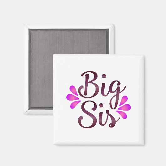 Aimant Grande Sœur (Recto/Verso)