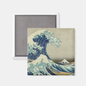 Aimant "Grande vague au large de Kanagawa" par Hokusai ma (Recto/Verso)
