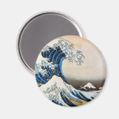 Aimant Grande vague, Hokusai, Ukiyo-e (Recto/Verso)