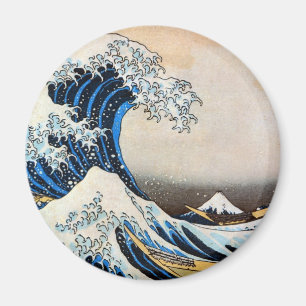 Aimant Grande vague, Hokusai, Ukiyo-e