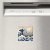 Aimant Grande vague Kanagawa peinture japonaise (In Situ (Lave-vaisselle))