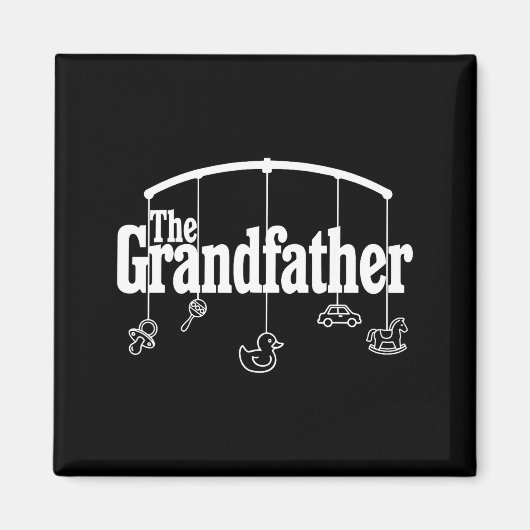 Aimant Grandfather Funny Quote Design For Grandpas  (Devant)