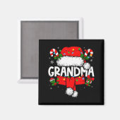 Aimant Grandma Christmas Pajama Santa Claus Family Matchi (Recto/Verso)