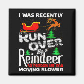 Aimant Grandma Got Run Over By A Reindeer Christmas So Pa (Devant)