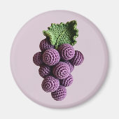 Aimant Grandma minimaliste pourpre Crochet (Devant)