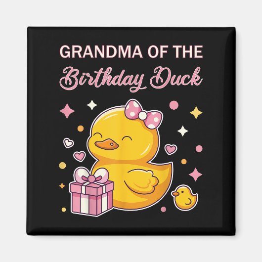 Aimant Grandma Of The Birthday Duck Christmas Anime Party (Devant)