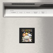 Aimant Grandma Of The Wild One 1st Birthday Boy Jungle Sa (In Situ (Lave-vaisselle))