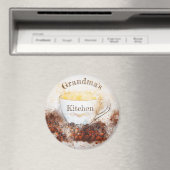 Aimant Grandma's Cosy cuisine café tasse café grains de c (In Situ (Lave-vaisselle))