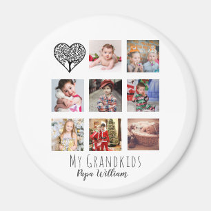 AIMANT GRANDPA PHOTO COLLAGE CADEAU FIER GRANDAD