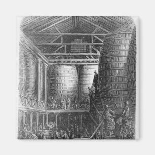 Aimant Grands barils dans une brasserie