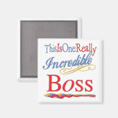 Aimant Grands Cadeaux Pour Boss (Recto/Verso)
