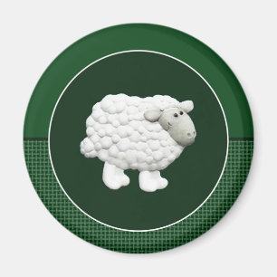 Aimant Grands moutons blancs