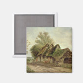 Aimant Granges à Flatford (huile sur toile) (Recto/Verso)