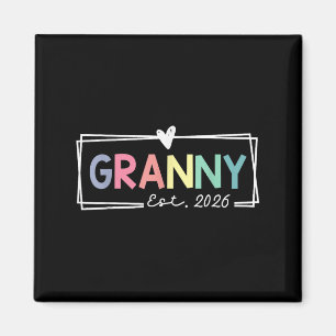 Aimant Granny Est 2026 Promu À Grand-Mère 2026 Pour Grand