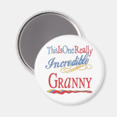 Aimant Granny incroyable (Recto/Verso)