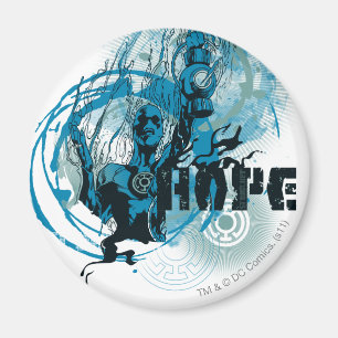 Aimant Graphique bleu 3 de lanterne