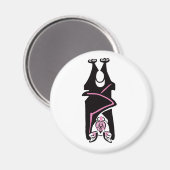 Aimant Graphique cool - MTD Noire - Halloween - Faune (Recto/Verso)