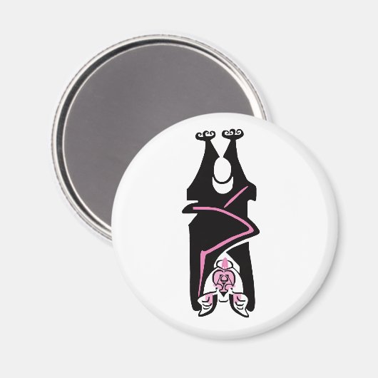 Aimant Graphique cool - MTD Noire - Halloween - Faune (Recto/Verso)