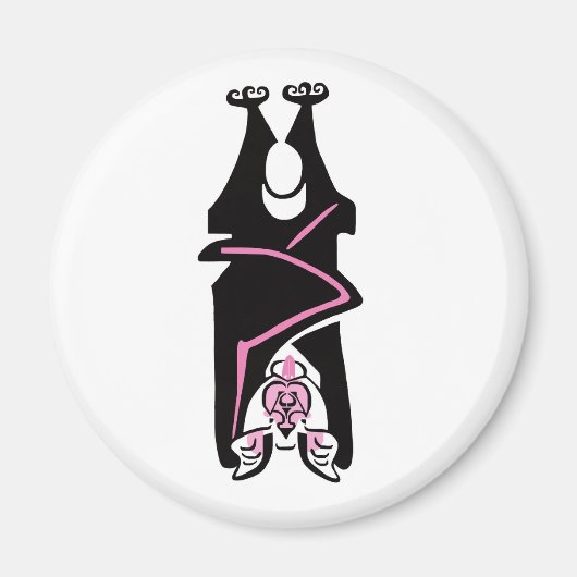 Aimant Graphique cool - MTD Noire - Halloween - Faune (Devant)