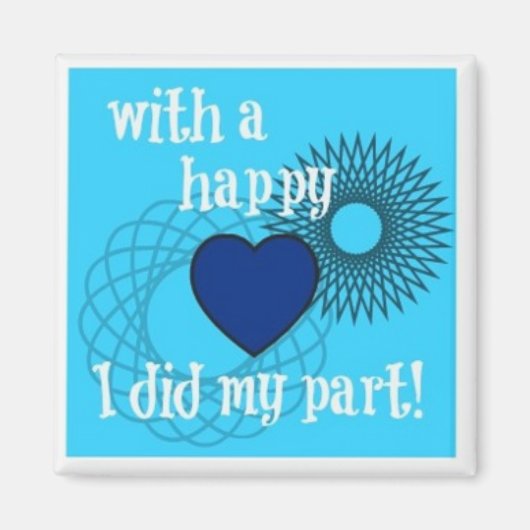 aimant graphique corail! ! ! (Devant)