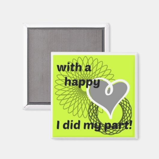 aimant graphique corail! ! ! (Recto/Verso)