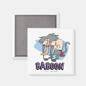 Aimant Graphique de caractères I.R. Baboon (Recto/Verso)