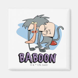 Aimant Graphique de caractères I.R. Baboon