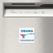 Aimant Graphique de croissance de l'emploi d'Obama (In Situ (Lave-vaisselle))