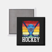 Aimant Graphique de hockey _1 (Recto/Verso)