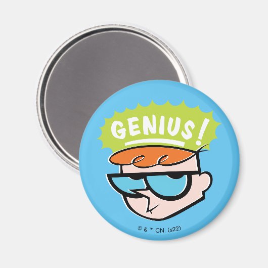 Aimant Graphique de légende Dexter "Genius" (Recto/Verso)