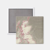 Aimant Graphique de marée Mers britanniques (Recto/Verso)