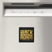 Aimant Graphique de nom empilé Adam noir (In Situ (Lave-vaisselle))
