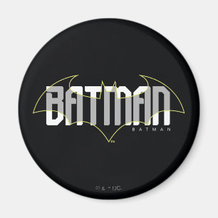 Aimant Graphique de nom haute technologie Batman