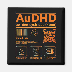 Aimant Graphique de sensibilisation à la neurodiversité D