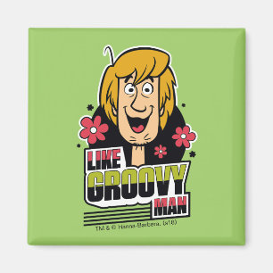 Aimant Graphique de Shaggy "Like Super Man"