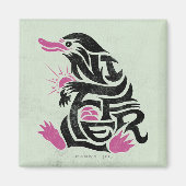 Aimant Graphique de typographie NIFFLER™ (Devant)